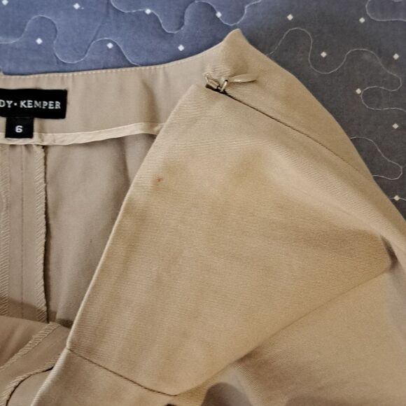 Randy Kemper tan cropped pants size 6 - Picture 4 of 7